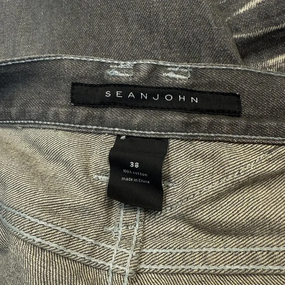 Sean john 38 men’s grey jeans pants Y2K style baggy